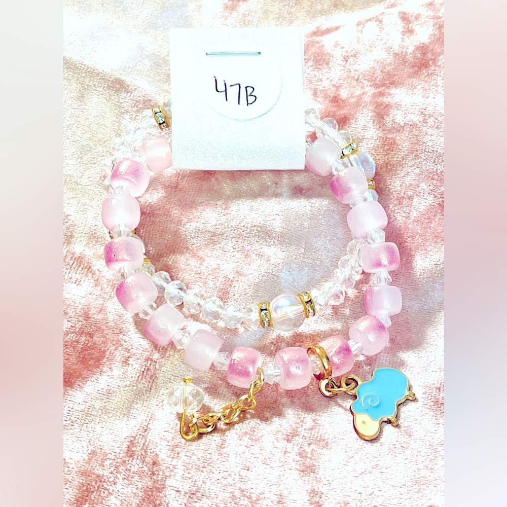 #47B Dual Beaded Bracelet